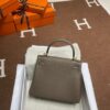 HERMES Kelly 25CM CK18 Etoupe Togo Leather GHW